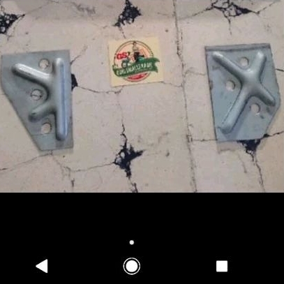 penguat lantai vespa dek vespa PTS sayap belakang