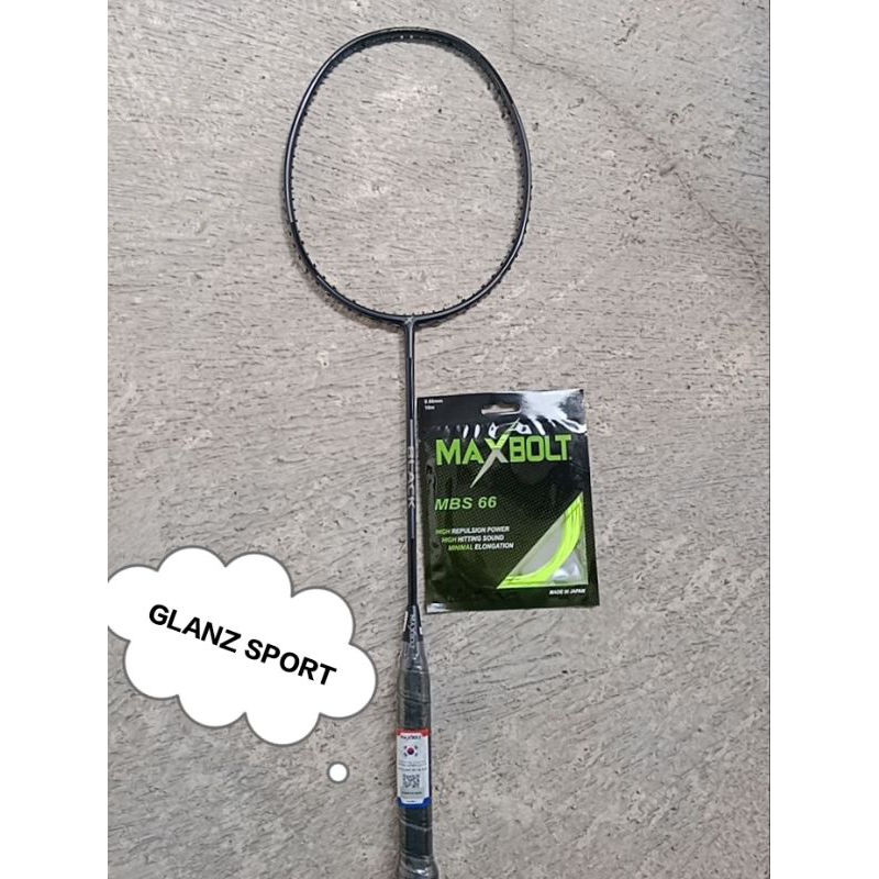 RAKET MAXBOLT BLACK ORIGINAL FREE SENAR MBS 66 // RAKET MAXBOLT BLACK FORCE