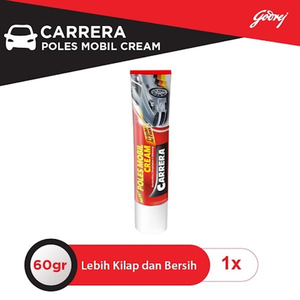 Carrera Poles Mobil Cream 60 gr Polish Wax Krim Pengkilap Body Motor