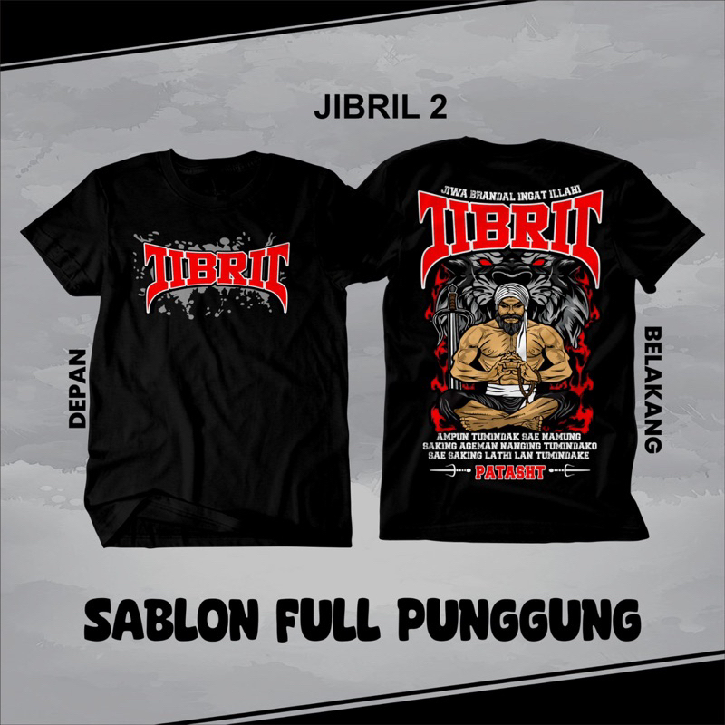 Kaos Jibril V2 - Kaos Jibril Full Punggung - Kaos Jibril PSHT - Kaos SH Terate Katun