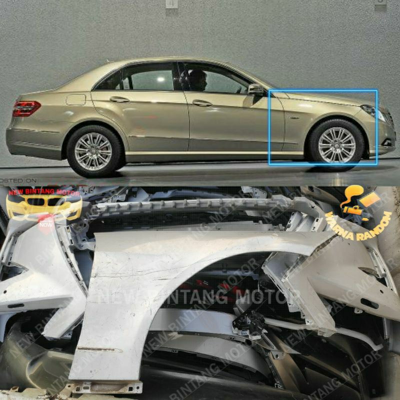 Fender spakbor mercedes E class W212 2010 2012 original