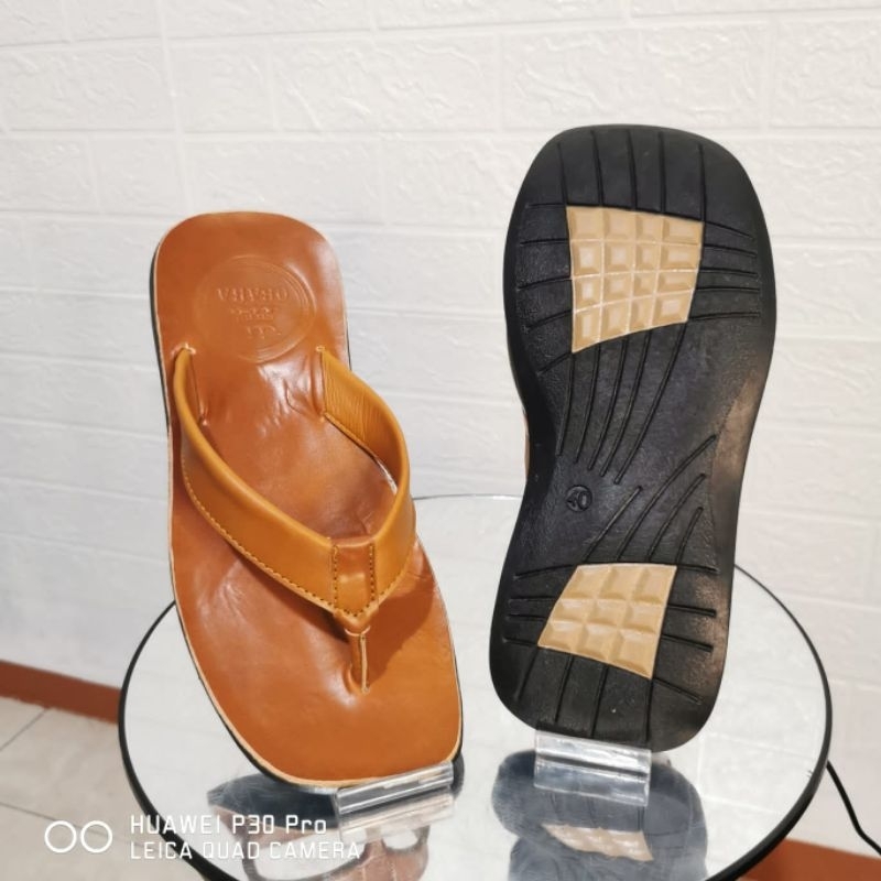 SANDAL SELOP PRIA KULIT ASLI ORIGINAL SANDAL PRIA OBARA ORIGINAL