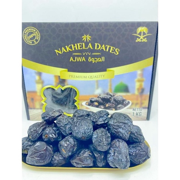 

12.12 FLASH SALE Kurma Ajwa / Ajwa Al Madinah Ajwa Nakhela dates1kg !