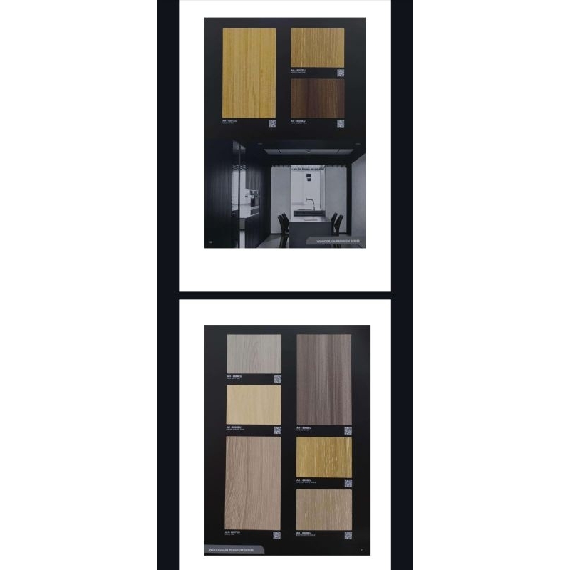 Pilihan HPL Woodgrain Premium, Texture and Glossy Series