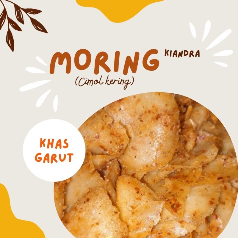 

Moring (cimol kering) garut 250gr