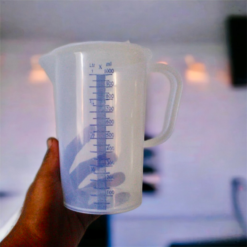 Porong | gelas | beaker takar 1 liter