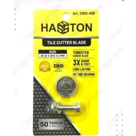 Mata Potong KeramikBrand : Hasstone Kapasitas Potong : 5000 MeterUkuran : 22 x 6 x 2 mmTungsten Carb