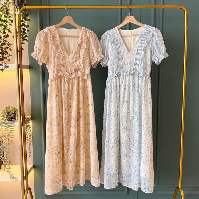 [Ijuf] Salsa dress flower bunga premium import bangkok BKK