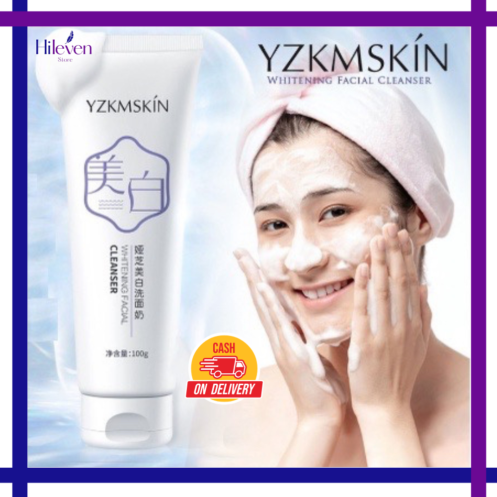 YZKMSKIN WHITENING FACIAL CLEANSER | PEMBERSIH WAJAH | PENGHILANG JERAWAT DAN KOMEDO | AKTIF KONTROL