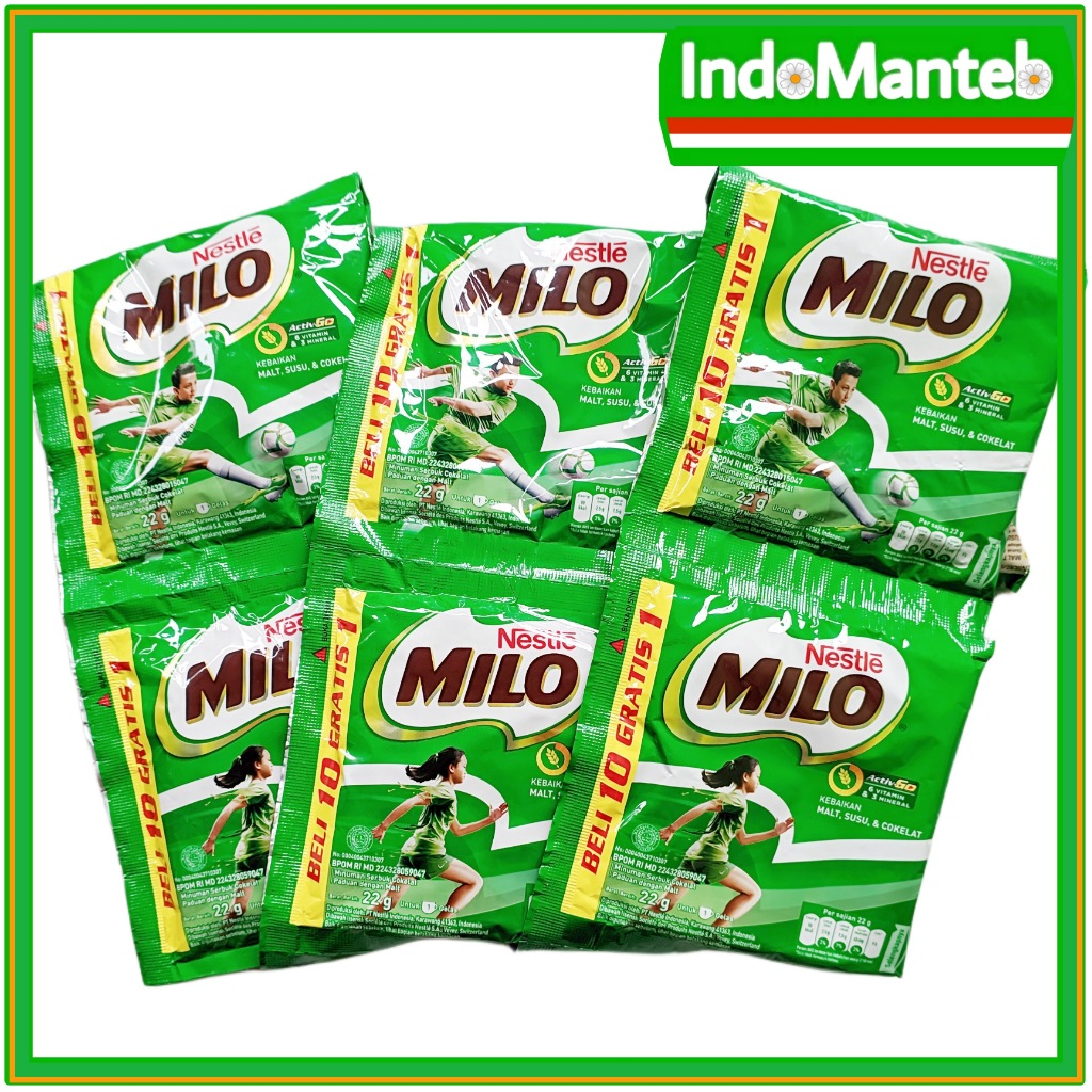 

Milo Nestle 1 Renceng isi 10 Sachet