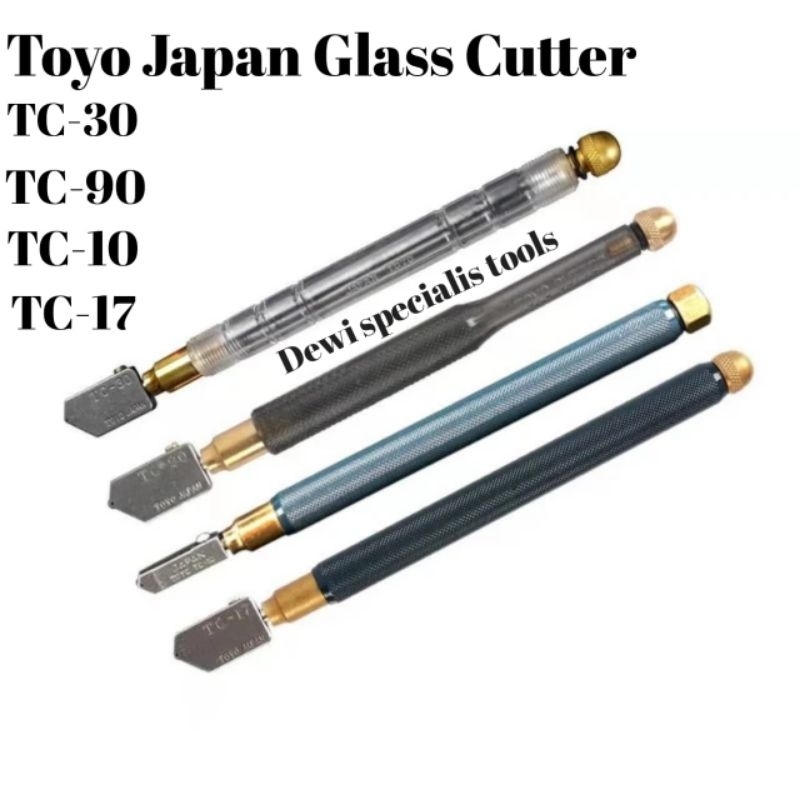 Toyo Japan oil glass cutter tc 90  toyo TC 10  toyo TC 30 Toyo TC 17 Toyo TC 600 alat potong kaca al