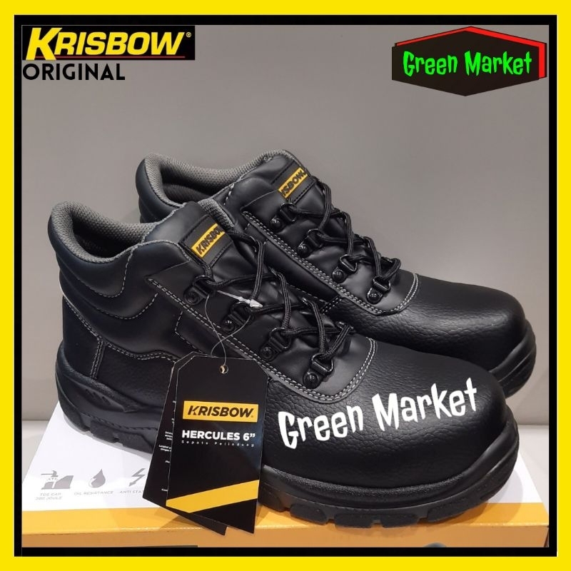 Sepatu Safety Krisbow HERCULES 6 inch || Safety Shoes Krisbow HERCULES 6 inch