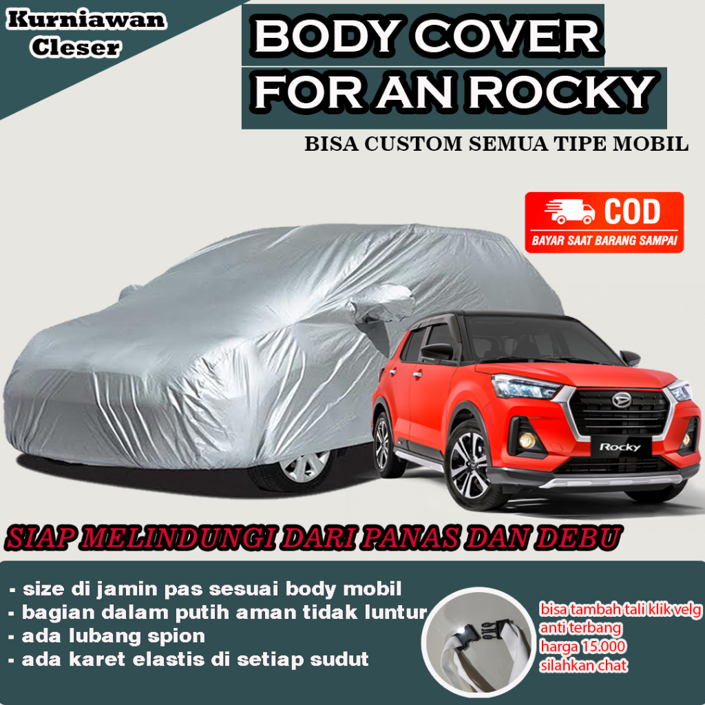 Sarung Mobil AVANZA Body Cover mobil Rocky avanza Sarung mantel penutup mobil Avanza xenia calya