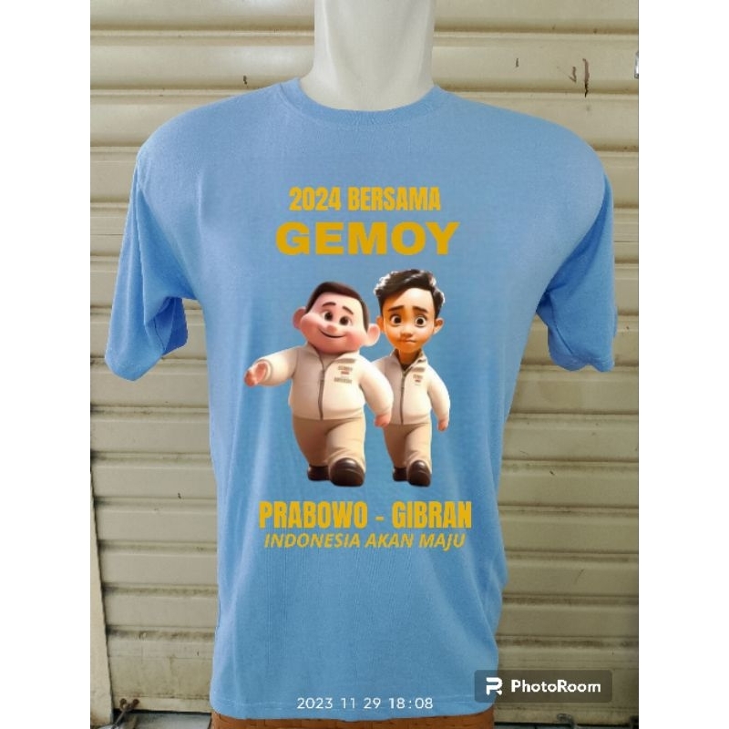 Kaos Oblong Bersama Gemoy 2024