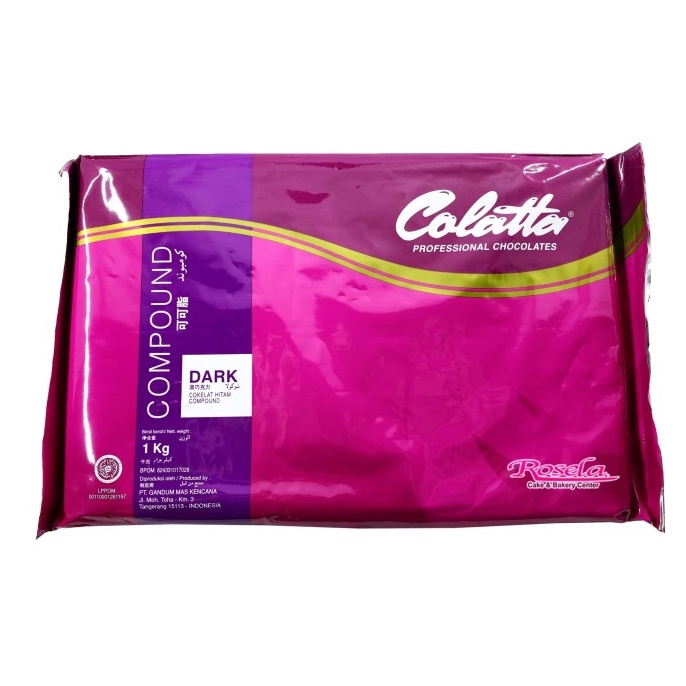 

[✥M5>] Colatta Dark Compound 1kg / Colatta Coklat Batang Dark 1kg [262]