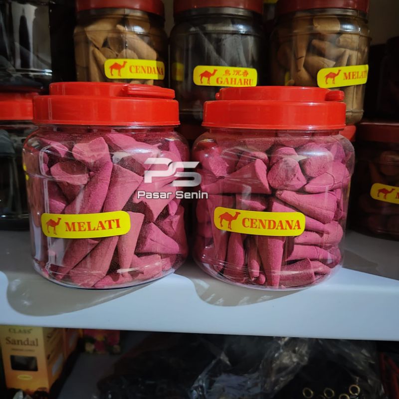 Dupa Toples Kerucut Warna Merah Toples Besar