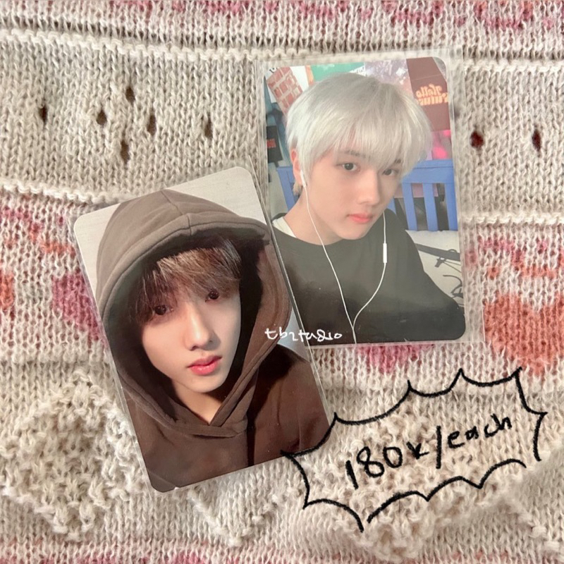 NCT DREAM JISUNG PHOTOCARD PC KIHNO RELOAD HOODIE COKLAT KPOPMERCH HEADSET EARPHONE POB BENEFIT JAEM