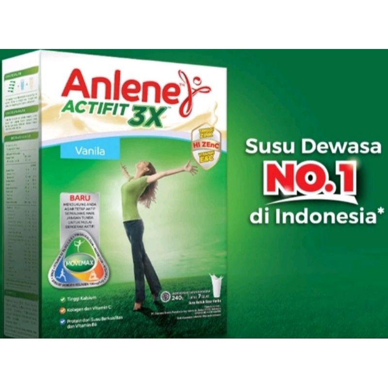 

Susu Anlene Activit 590 gr [rasa cokelat/vanilla]