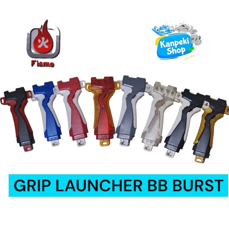 Grip Launcher Pemutar Gasing Beyblade Burst Flame - Pegangan Launcher
