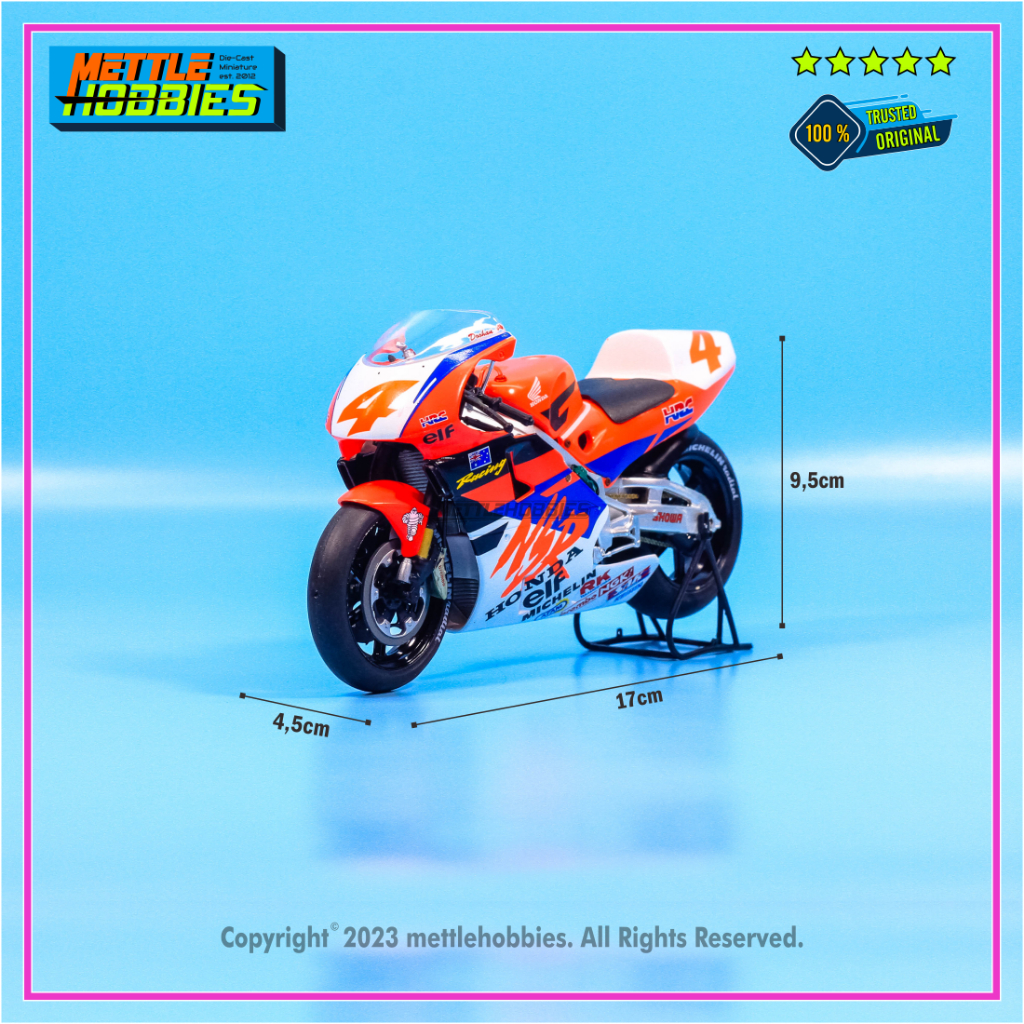 Altaya Honda NSR 500 Mick Doohan Moto GP 1994 Diecast Miniatur Replika Motor Bike 1:12 MotoGP