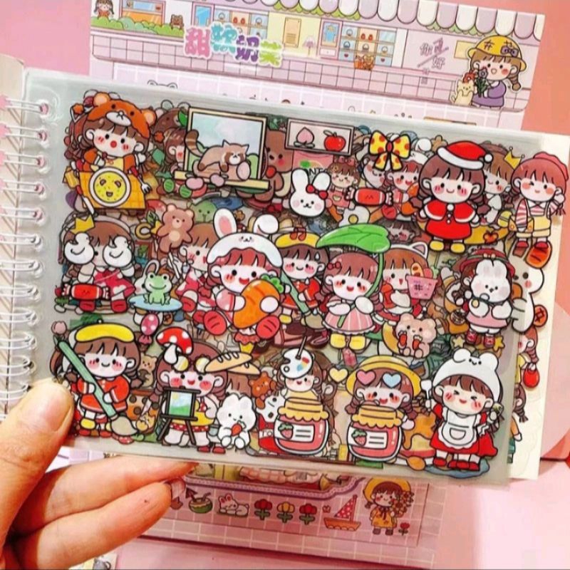 

STICKER BOOK MOMO/ BAJUKANAKAN