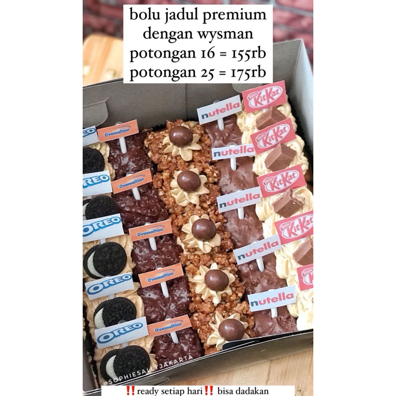 

Bolu Jadul Premium Natal / Birthday Edition