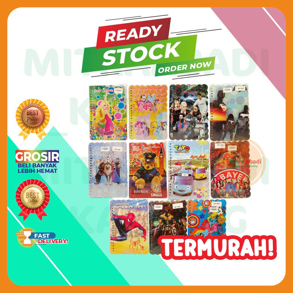 

ISI BINDER NOTE FANCY TERMURAH LOOSELEAF A5 LUCU SALE
