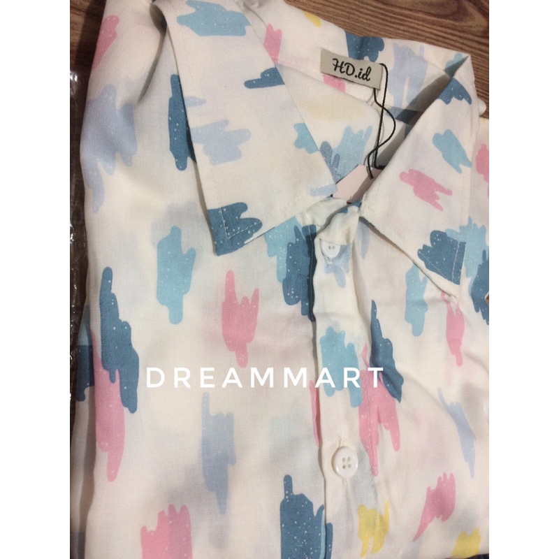 set daster casual paja/piyama atasan bawahan lengan panjang dan pendek