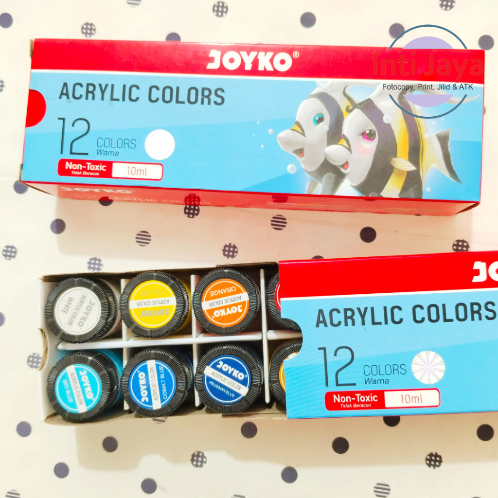 Cat Acrylic Joyko 12 Warna/ 10ml