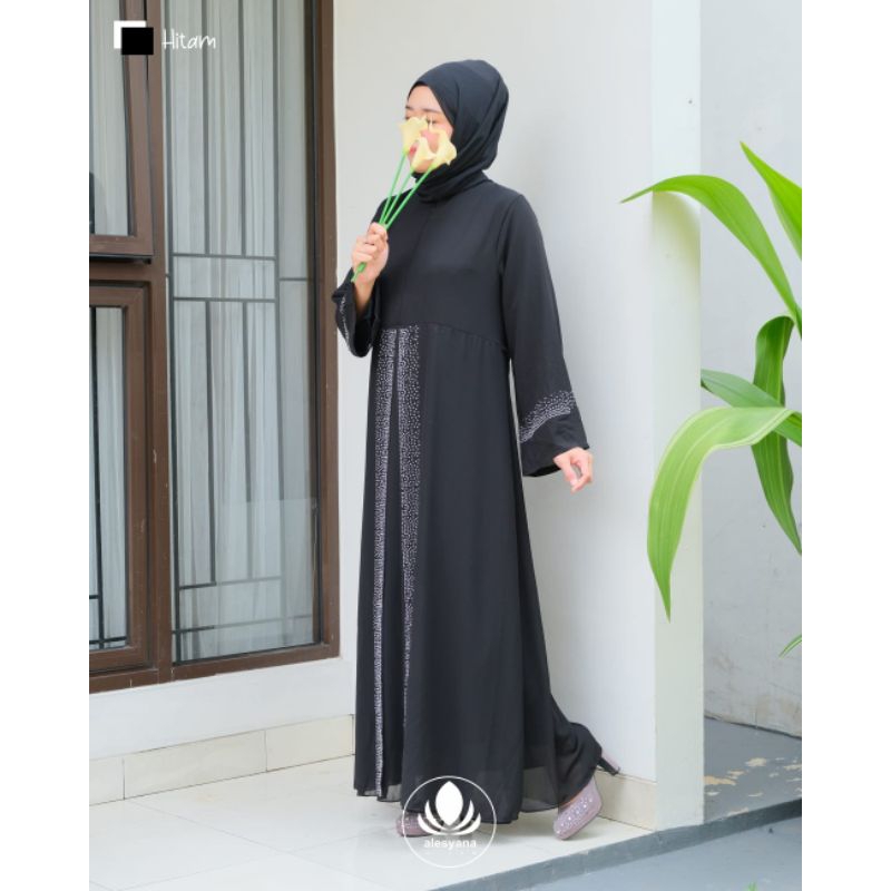 GAMIS LEBARAN MODEL TERBARU KEKINIAN 2024/RASYA DRESS