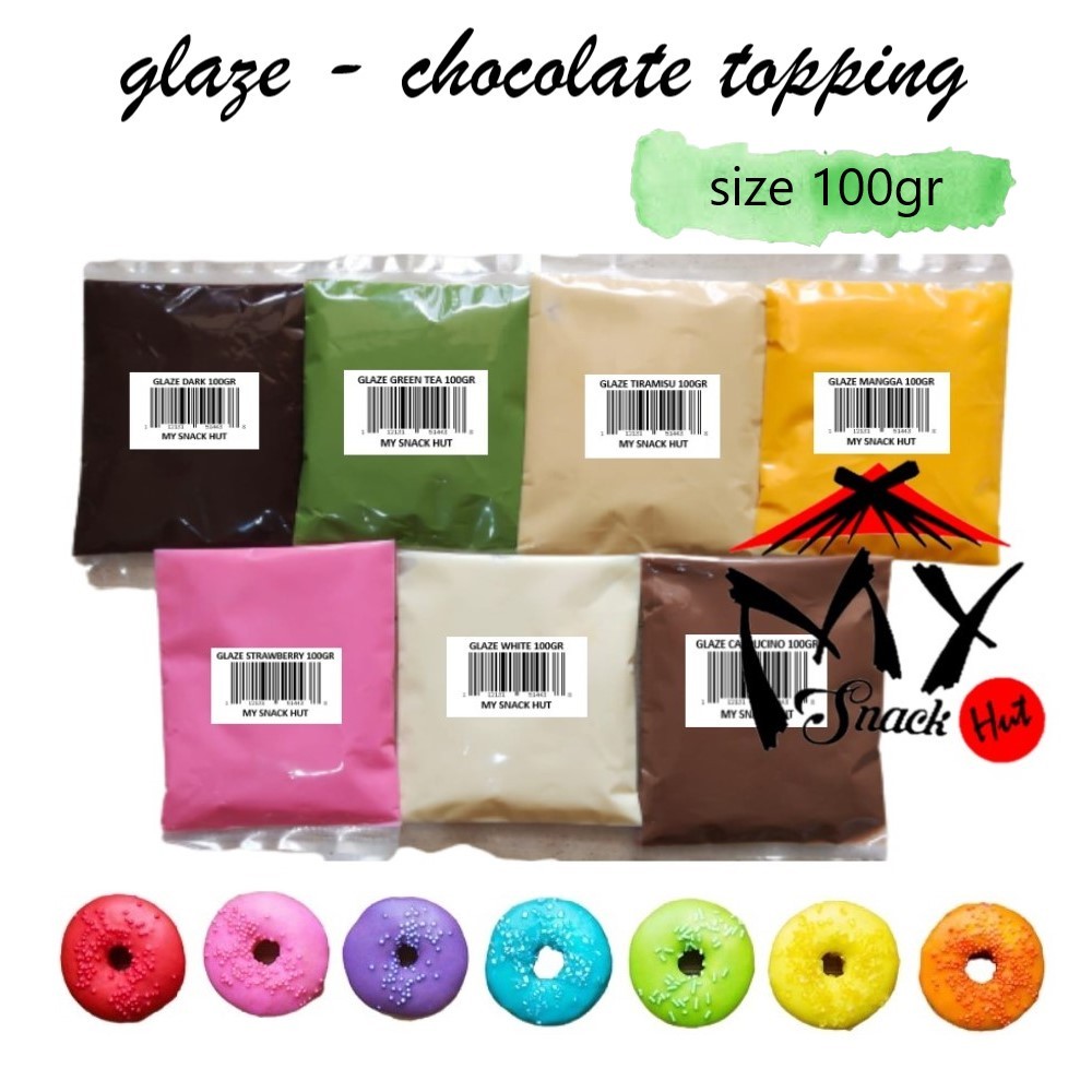 

GLAZE TOPPING DONAT COLATTA ELMER COKELAT GLES SAUS TOPING SAOS NYAM NYAM JEKO COKLAT WARNA WARNI