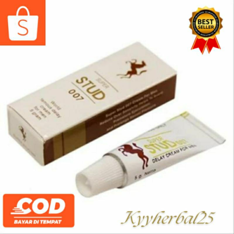 KRIM OLES SUPER STUD 007 CREAM OBAT KUAT TAHAN LAMA KERAS BESAR PANJANG SUPER STUD KRIM OLES HERBAL 