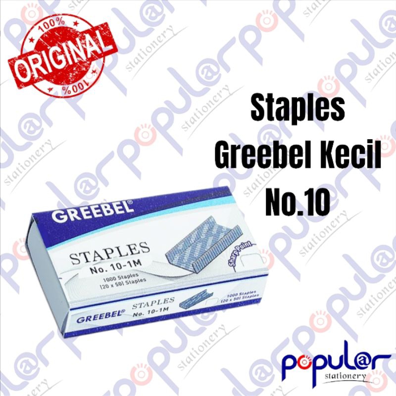 

Staples Greebel Kecil No.10
