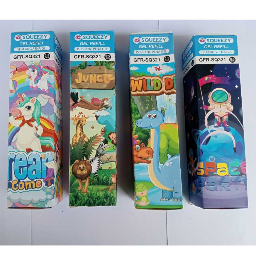 

1 Pack / 20 Pcs Refill Pulpen Gel Fancy 0.5 MM SQ321