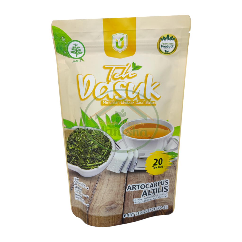 

Teh Celup Daun Sukun Isi 20 Tea Bag - Teh Dasuk Minuman Ekstrak Daun Sukun - Artocarpus Altilis