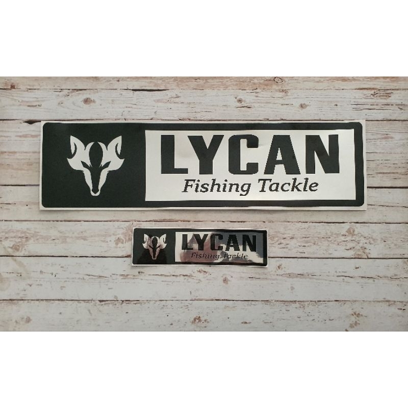 Original Sticker Lycan Fishing Tackle