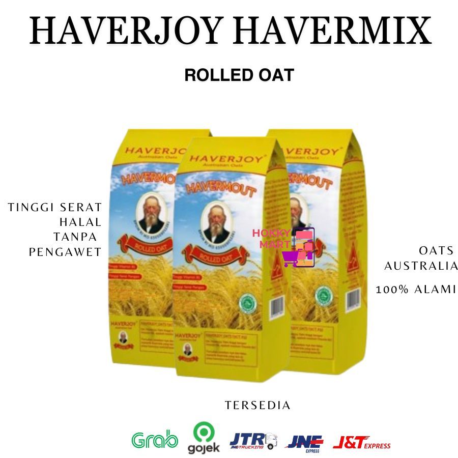 (HOKKY) Haverjoy Havermout Rolled Oat 500gr / australian oat / oatmeal