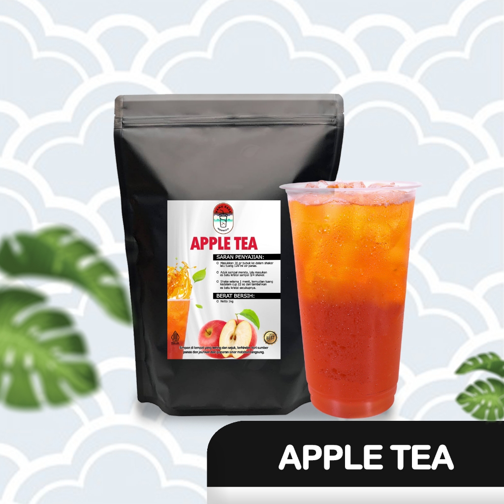 

new bubuk powder appleee teh