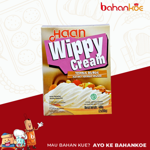 

HAAN WIPPY CREAM 200GR / 400GR KOTAK