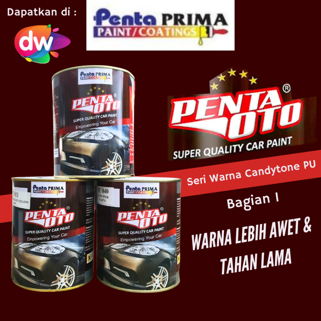 [Sulsel-Sulbar] Penta Oto Varian Warna Candytone PU (Cat Candytone PU Penta Oto)