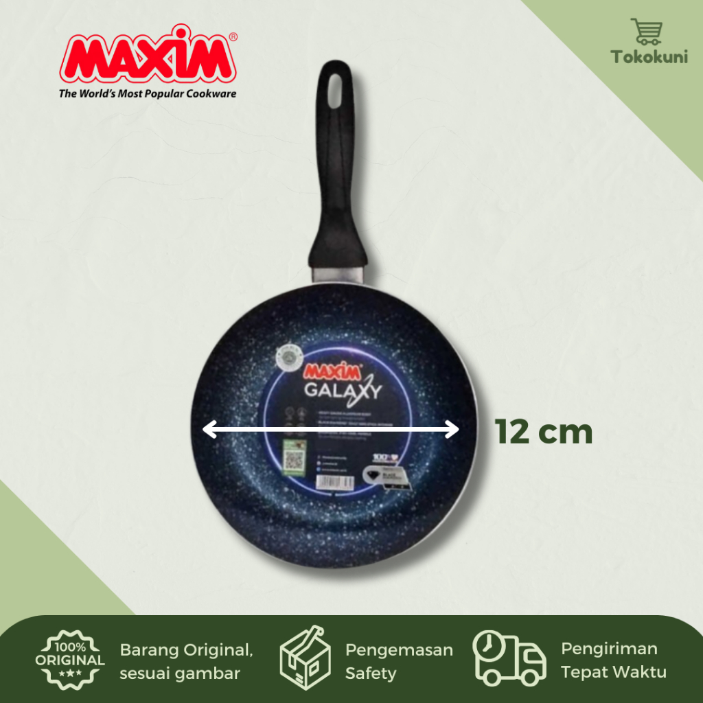 Teflon Mini Anti Lengket Galaxy 12 18 cm Frypan Fry Pan Teplon Wajan Martabak Telur