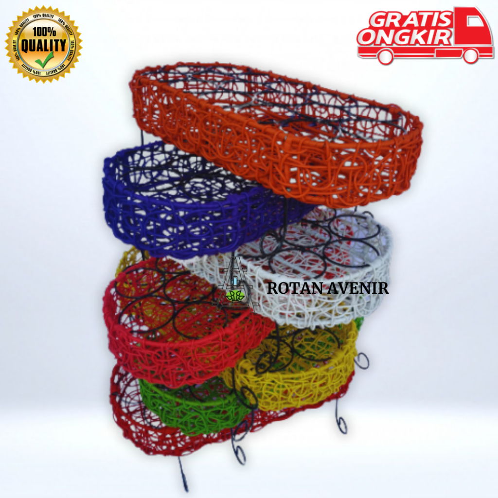 Keranjang Aqua Gelas Mineral Rotan Terbaru Murah Isi 16