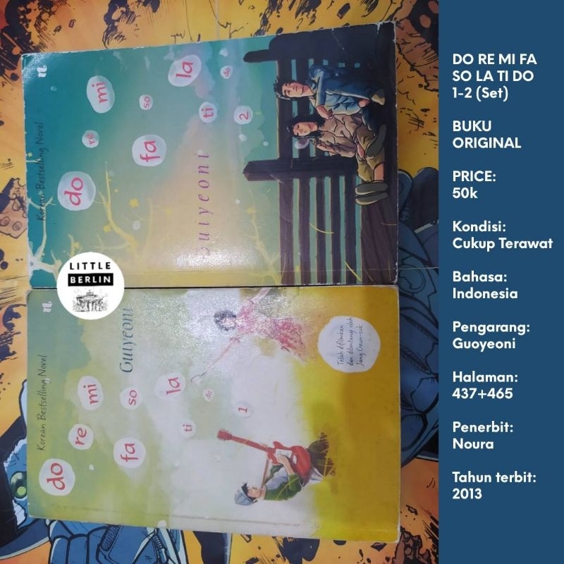 Novel Drama Korea DO RE MI FA SO LA TI DO Original PAKET 1+2 Buku End Drakor Jang Geun Seuk