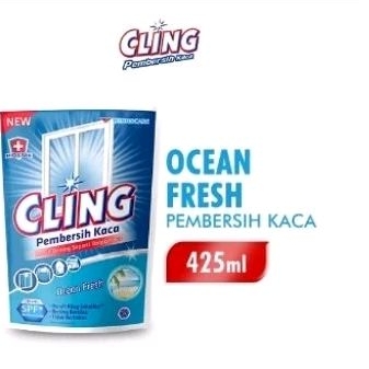 pembersih kaca cling 425ml refill CLING