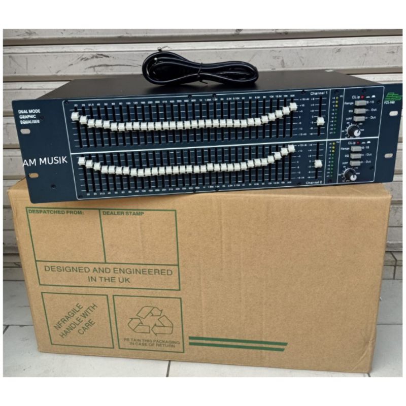 EQUALIZER BSS FCS960 2x31 BAND 3U FCS 960