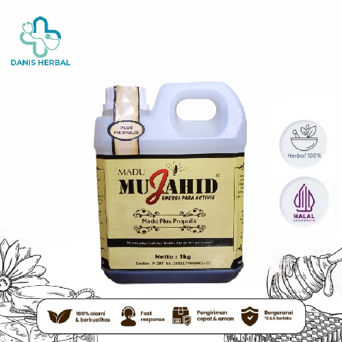 

madu muzahid plus propolis kemasan 1 kg original