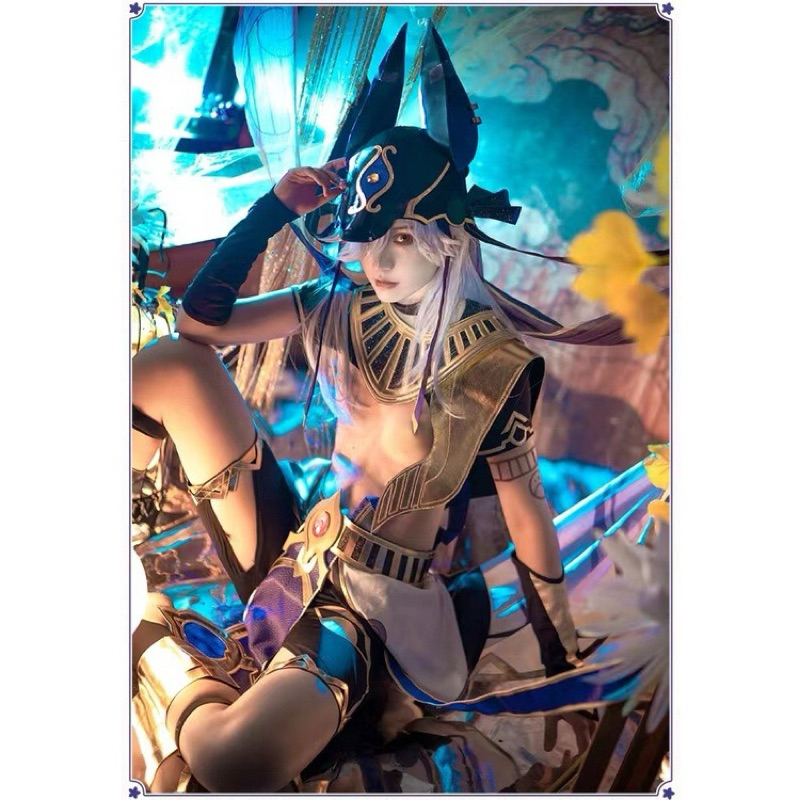 Genshin Impact Cyno Cosplay Costume size L new