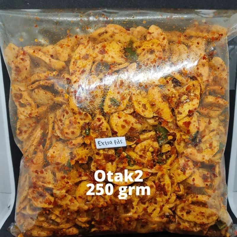 

otak- otak crispy daun jeruk ukuran 250 gram