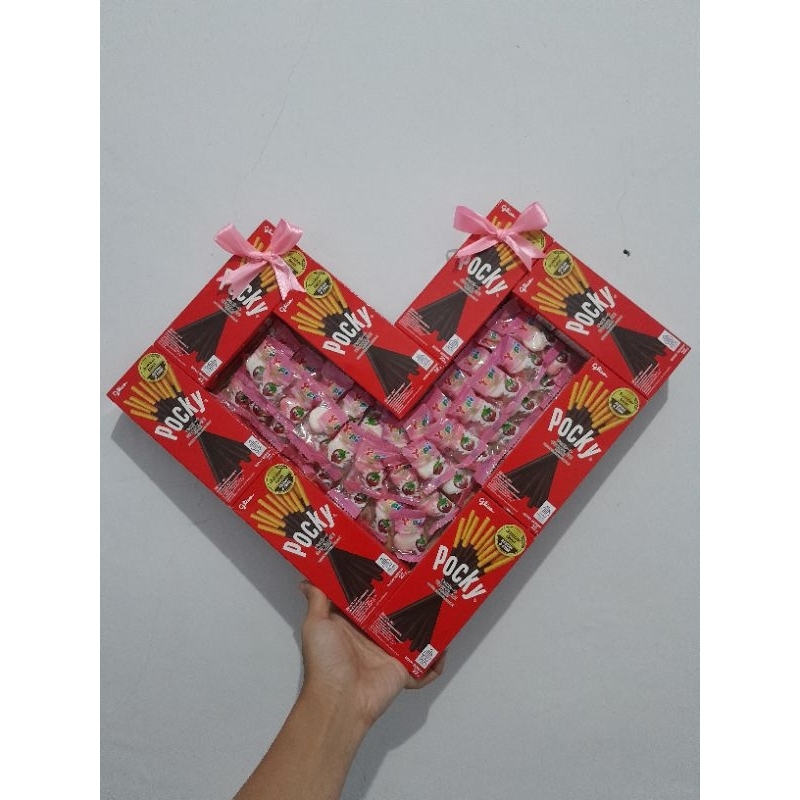 

Buket Pocky mini love