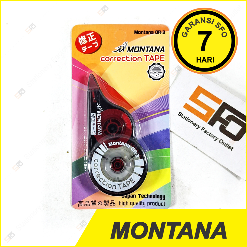 

Correction Tape Montana OR-3 - SFO Semarang Official